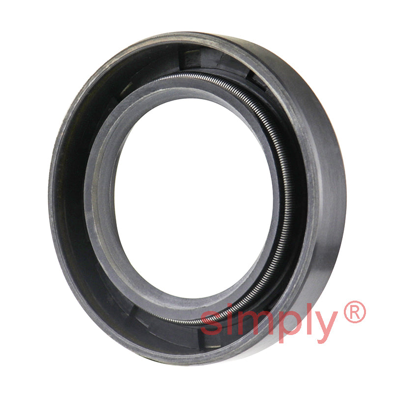 1.31x2.06x0.37 inch Nitrile Rubber Single Lip Rotary Shaft Oil Seal with Garter Spring R21 / SC