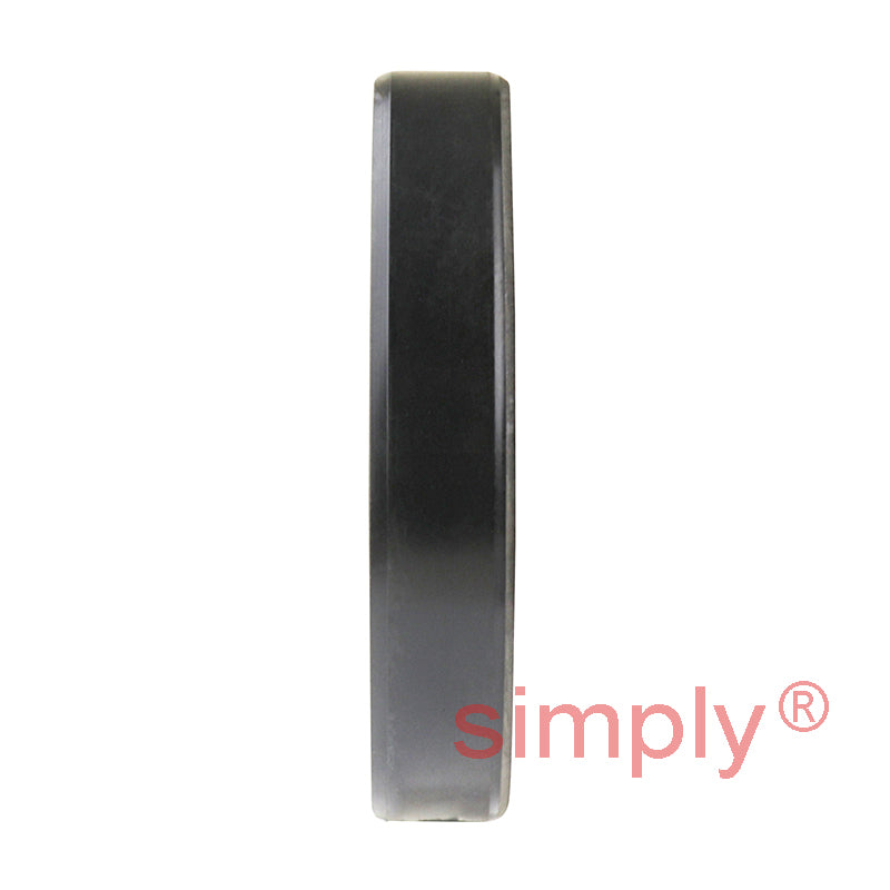 1.31x2.06x0.37 inch Nitrile Rubber Single Lip Rotary Shaft Oil Seal with Garter Spring R21 / SC
