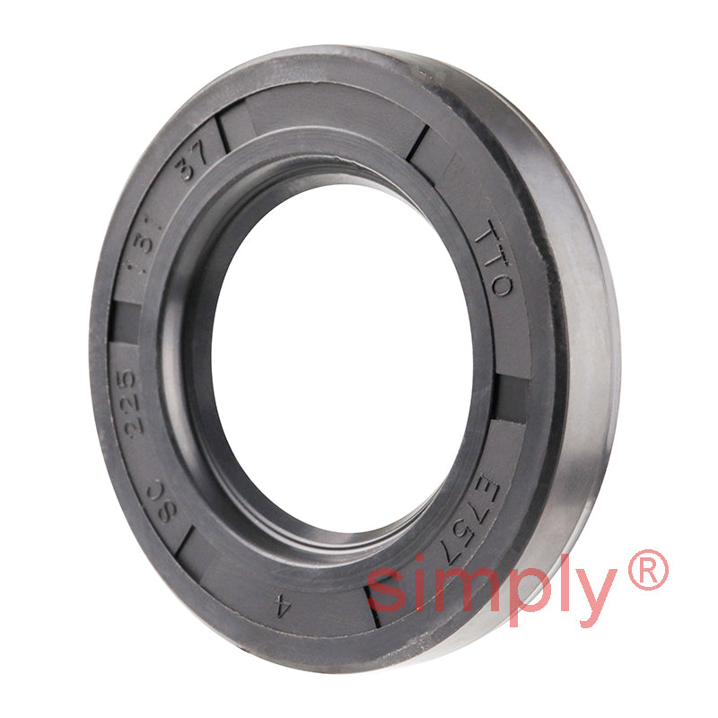 1.31x2.25x0.37 inch Nitrile Rubber Single Lip Rotary Shaft Oil Seal with Garter Spring R21 / SC