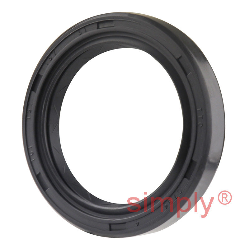 1.37x1.87x0.31 inch Nitrile Rubber Double Lip Rotary Shaft Oil Seal with Garter Spring R23 / TC Style