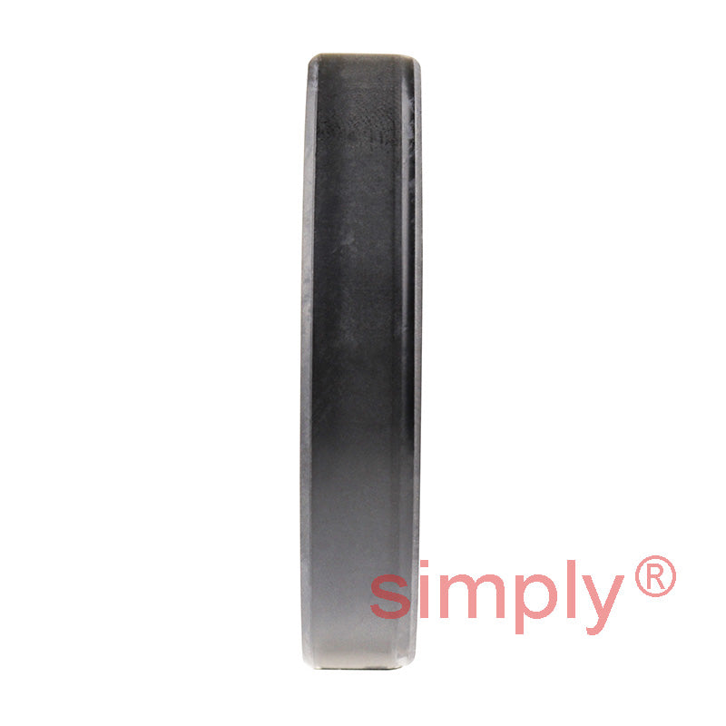 1.37x2.06x0.37 inch Nitrile Rubber Single Lip Rotary Shaft Oil Seal with Garter Spring R21 / SC
