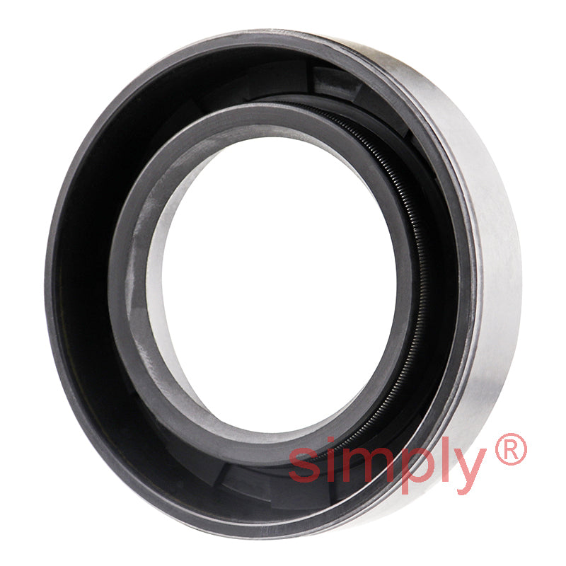 1.37x2.25x0.5 inch Nitrile Rubber Single Lip Rotary Shaft Oil Seal with Garter Spring R21 / SC