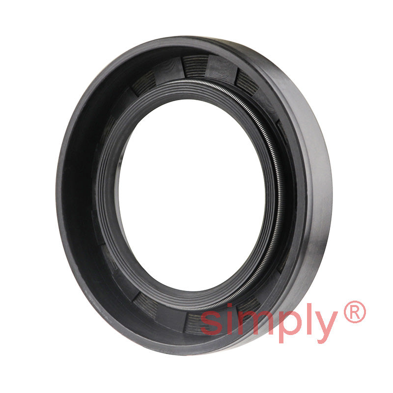 1.43x2.25x0.37 inch Nitrile Rubber Single Lip Rotary Shaft Oil Seal with Garter Spring R21 / SC