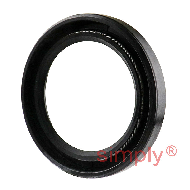 1.56x2.18x0.31 inch Nitrile Rubber Single Lip Rotary Shaft Oil Seal with Garter Spring R21 / SC