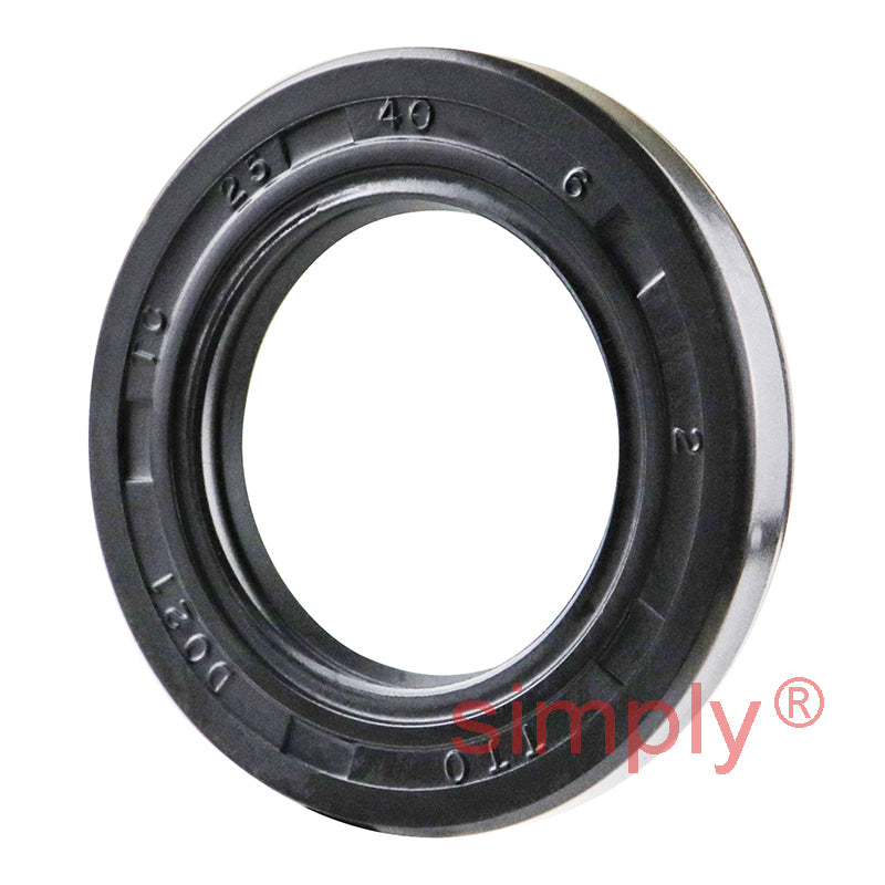 1.56x2.37x0.37 inch Nitrile Rubber Single Lip Rotary Shaft Oil Seal with Garter Spring R21 / SC
