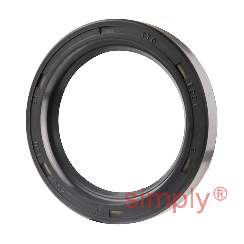 1.5x2.06x0.31 inch Nitrile Rubber Single Lip Rotary Shaft Oil Seal with Garter Spring R21 / SC