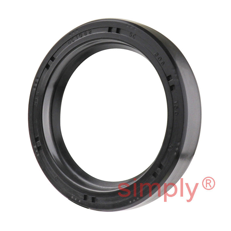 1.5x2.06x0.37 inch Nitrile Rubber Single Lip Rotary Shaft Oil Seal with Garter Spring R21 / SC
