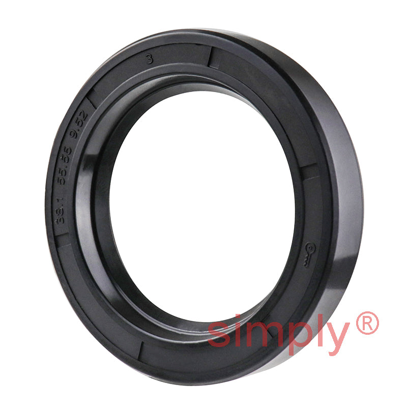 1.5x2.18x0.37 inch Nitrile Rubber Single Lip Rotary Shaft Oil Seal with Garter Spring R21 / SC