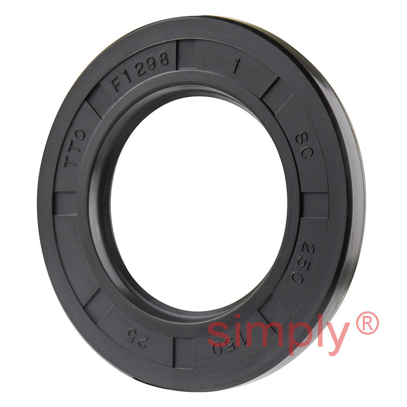 1.5x2.5x0.25 inch Nitrile Rubber Single Lip Rotary Shaft Oil Seal with Garter Spring R21 / SC