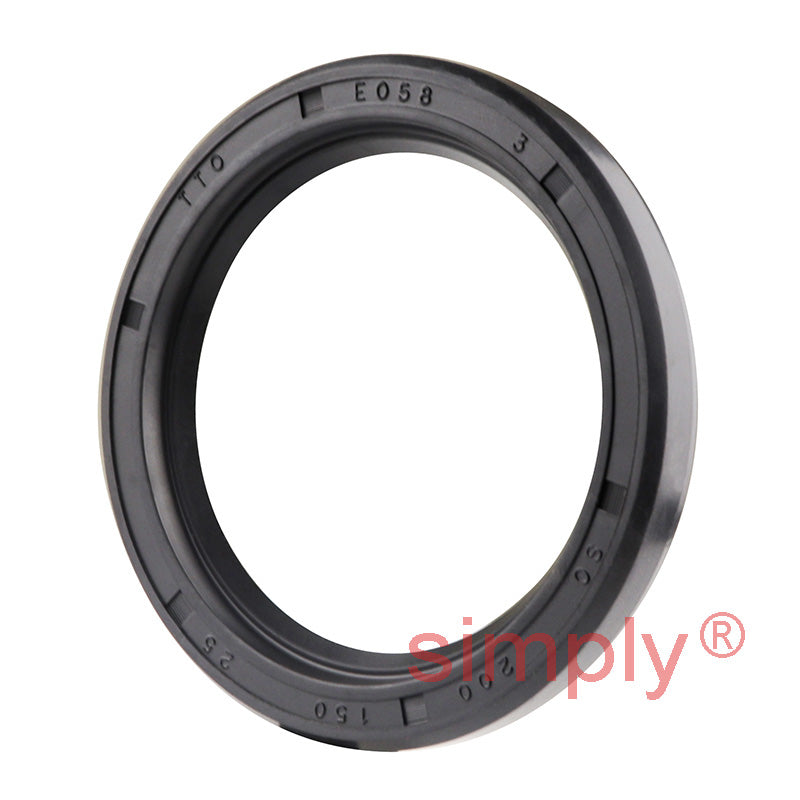 1.5x2x0.25 inch Nitrile Rubber Single Lip Rotary Shaft Oil Seal with Garter Spring R21 / SC Style