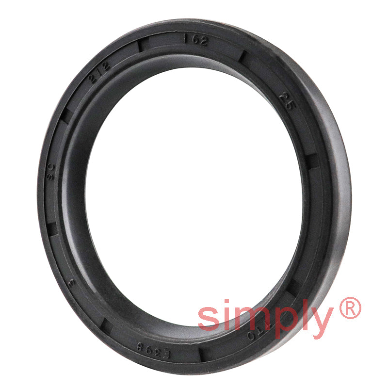 1.62x2.12x0.25 inch Nitrile Rubber Single Lip Rotary Shaft Oil Seal with Garter Spring R21 / SC