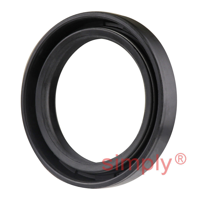 1.62x2.25x0.37 inch Nitrile Rubber Rotary Shaft Oil Seal with Garter Spring R23 / TC Style