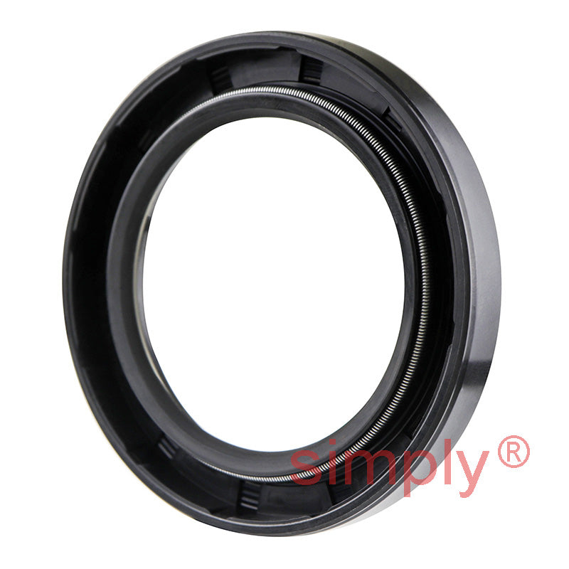1.62x2.37x0.31 inch Nitrile Rubber Single Lip Rotary Shaft Oil Seal with Garter Spring R21 / SC