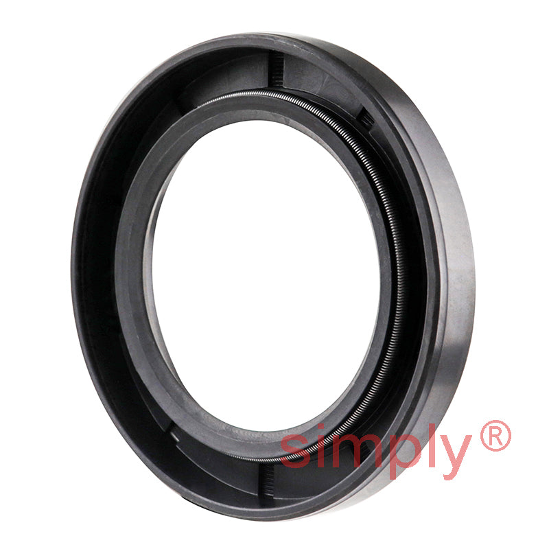 1.62x2.5x0.37 inch Nitrile Rubber Single Lip Rotary Shaft Oil Seal with Garter Spring R21 / SC