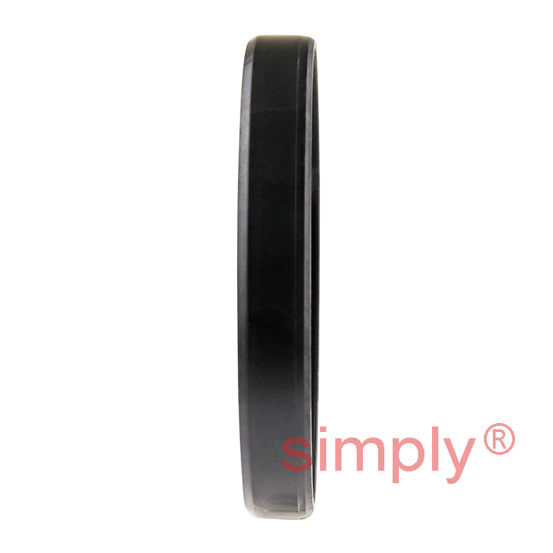 1.62x2.5x0.37 inch Nitrile Rubber Single Lip Rotary Shaft Oil Seal with Garter Spring R21 / SC