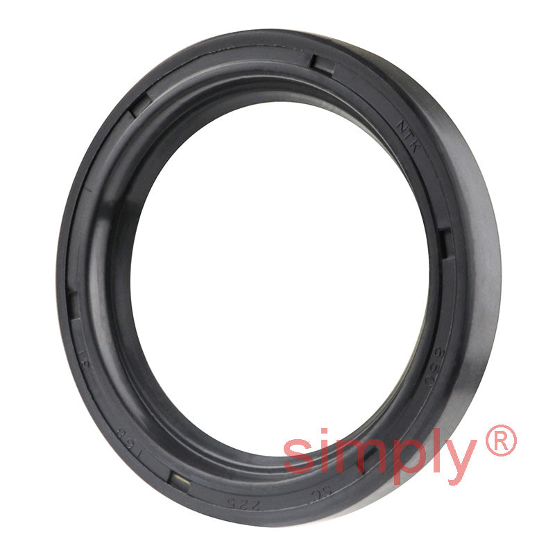 1.68x2.25x0.31 inch Nitrile Rubber Single Lip Rotary Shaft Oil Seal with Garter Spring R21 / SC