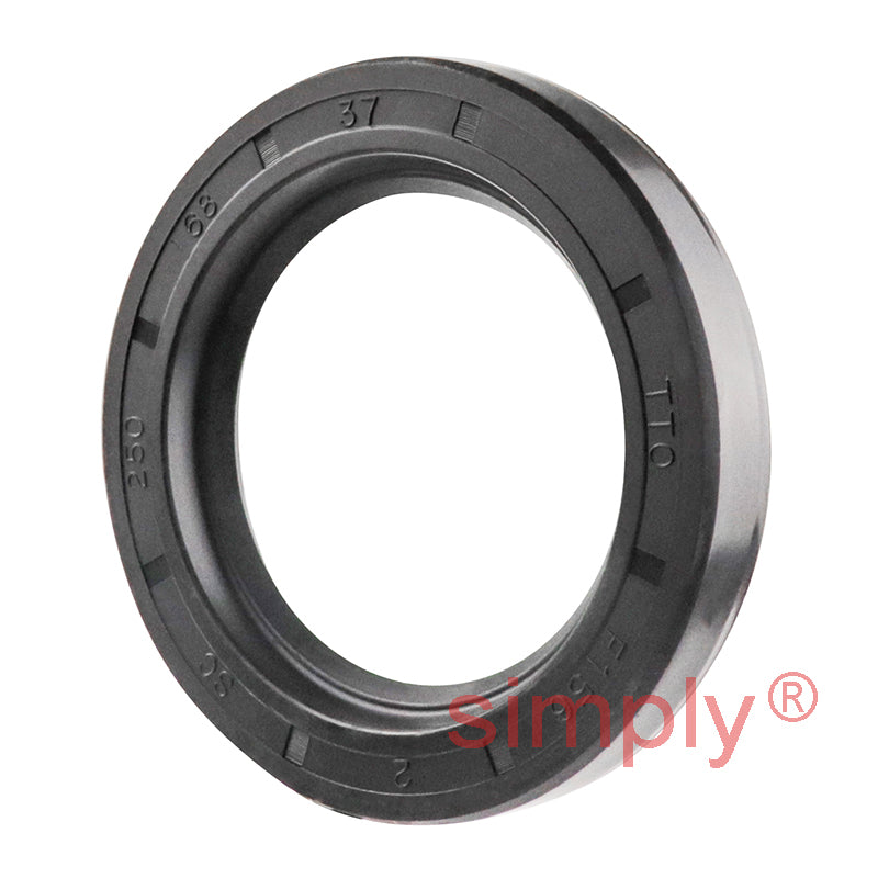 1.68x2.5x0.37 inch Nitrile Rubber Single Lip Rotary Shaft Oil Seal with Garter Spring R21 / SC