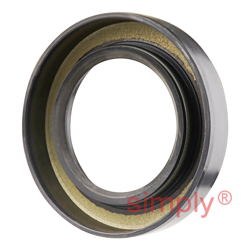 1.68x2.68x0.5 inch Nitrile Rubber Single Lip Rotary Shaft Oil Seal with Garter Spring R21 / SC Style