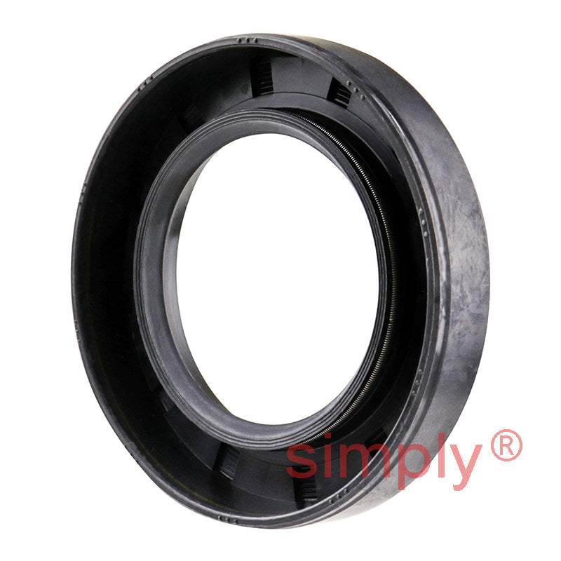 1.68x2.75x0.5 inch Nitrile Rubber Single Lip Rotary Shaft Oil Seal with Garter Spring R21 / SC