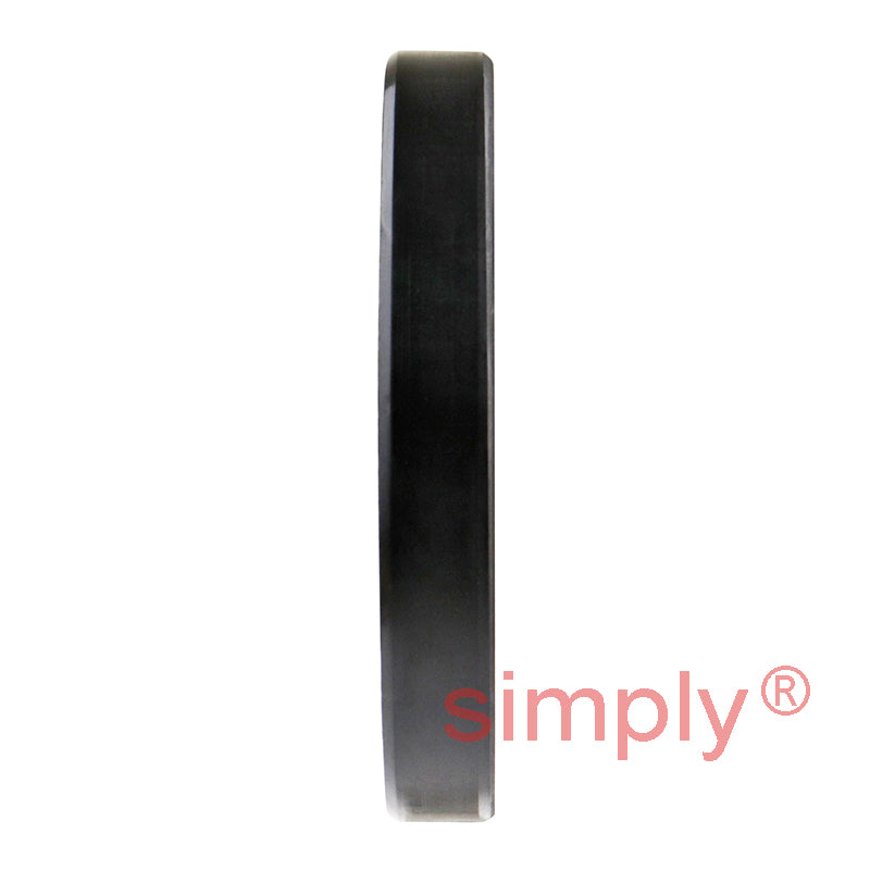 1.75x2.62x0.37 inch Nitrile Rubber Single Lip Rotary Shaft Oil Seal with Garter Spring R21 / SC
