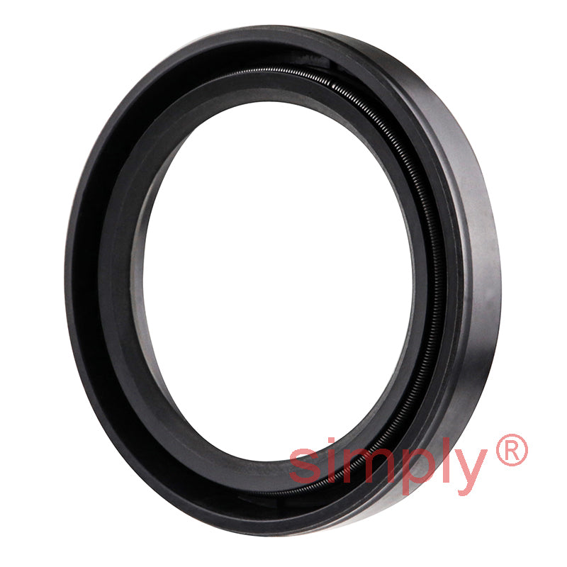1.75x2.37x0.37 inch Nitrile Rubber Single Lip Rotary Shaft Oil Seal with Garter Spring R21 / SC