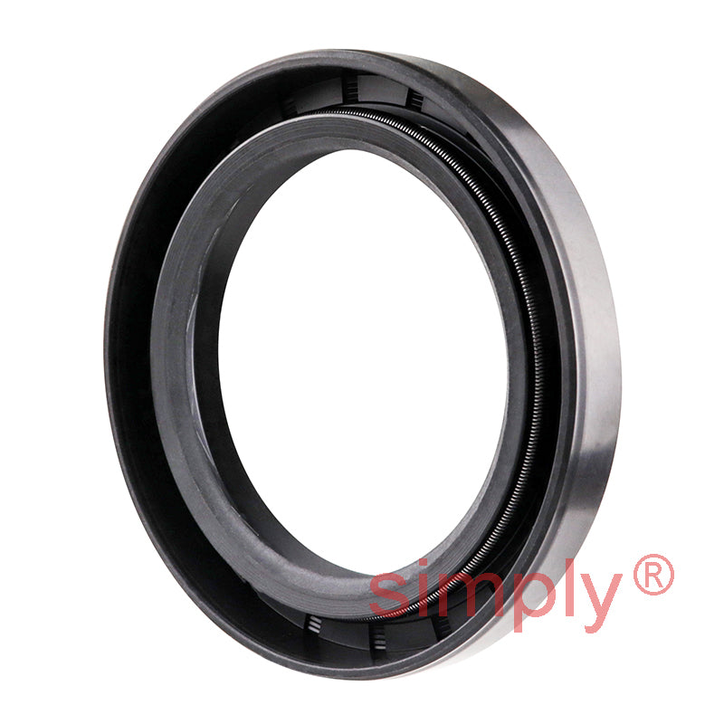 1.75x2.5x0.37 inch Nitrile Rubber Double Lip Rotary Shaft Oil Seal with Garter Spring R23 / TC Style