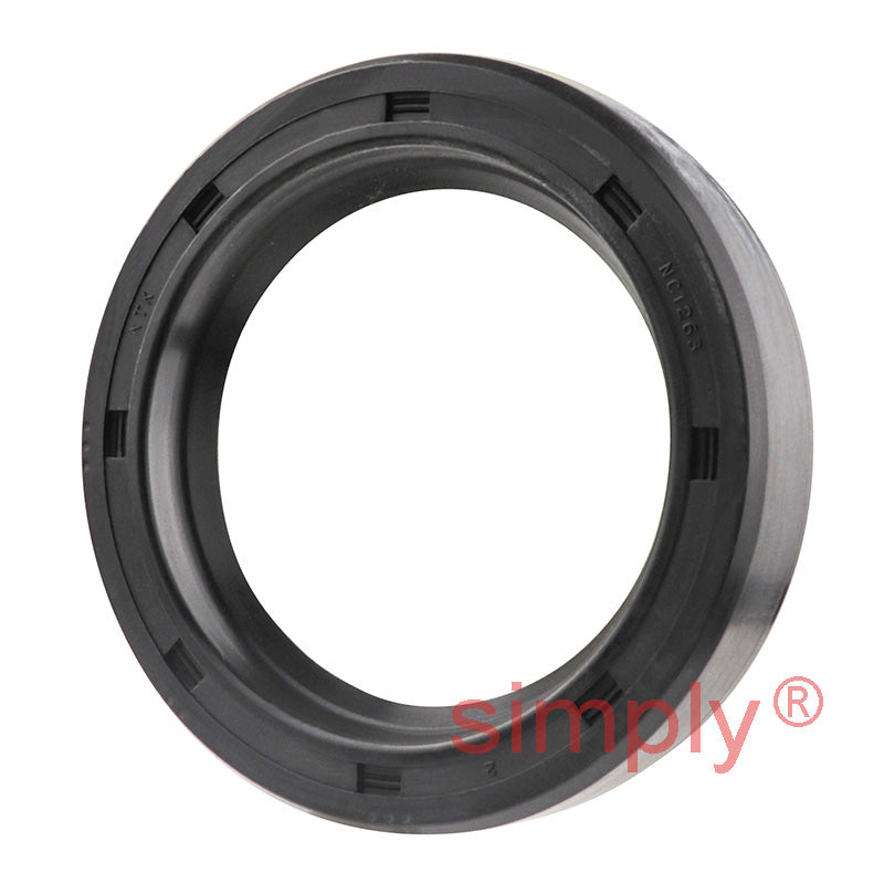 1.75x2.5x0.5 inch Nitrile Rubber Single Lip Rotary Shaft Oil Seal with Garter Spring R21 / SC Style