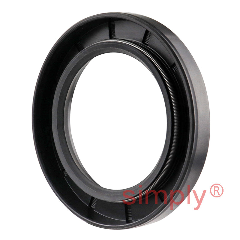 1.75x2.68x0.37 inch Nitrile Rubber Single Lip Rotary Shaft Oil Seal with Garter Spring R21 / SC
