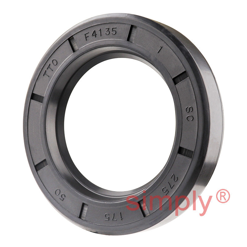 1.75x2.75x0.5 inch Nitrile Rubber Single Lip Rotary Shaft Oil Seal with Garter Spring R21 / SC Style