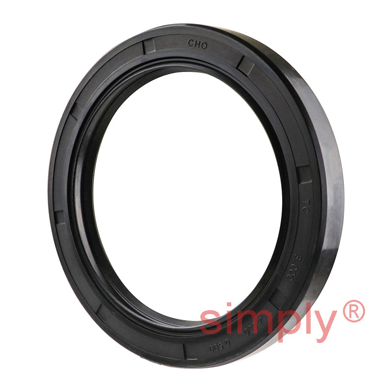 1.75x3.18x0.37 inch Nitrile Rubber Double Lip Rotary Shaft Oil Seal with Garter Spring R23 / TC Style