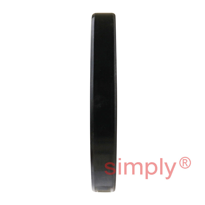 1.75x3.18x0.37 inch Nitrile Rubber Double Lip Rotary Shaft Oil Seal with Garter Spring R23 / TC Style