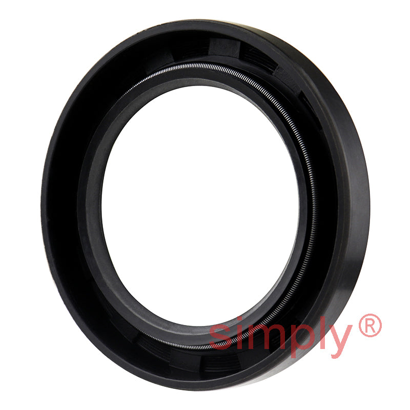 1.81x2.62x0.37 inch Nitrile Rubber Single Lip Rotary Shaft Oil Seal with Garter Spring R21 / SC