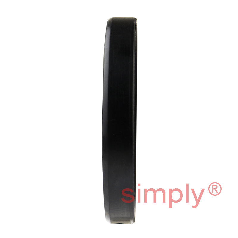 1.81x2.62x0.37 inch Nitrile Rubber Single Lip Rotary Shaft Oil Seal with Garter Spring R21 / SC