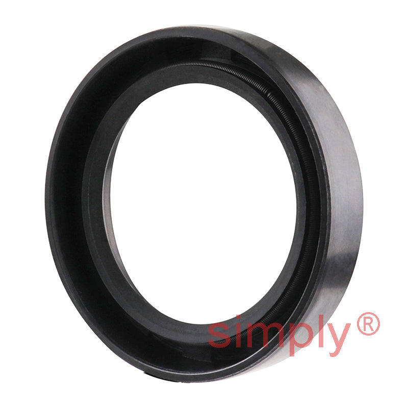 1.87x2.62x0.5 inch Nitrile Rubber Single Lip Rotary Shaft Oil Seal with Garter Spring R21 / SC