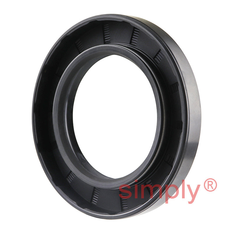 1.87x3x0.37 inch Nitrile Rubber Double Lip Rotary Shaft Oil Seal with Garter Spring R23 / TC Style