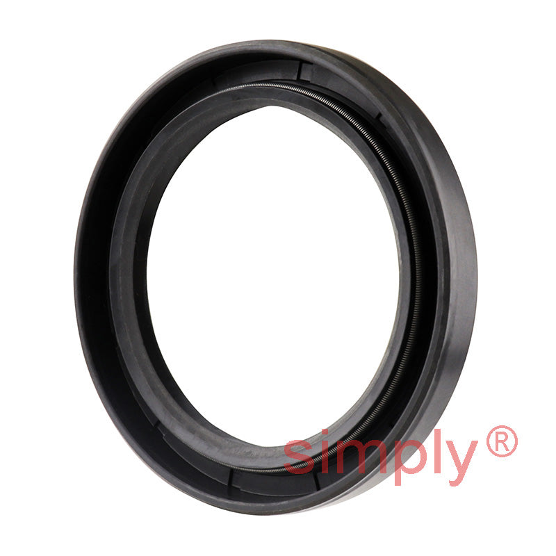 1.93x2.62x0.31 inch Nitrile Rubber Double Lip Rotary Shaft Oil Seal with Garter Spring R23 / TC Style