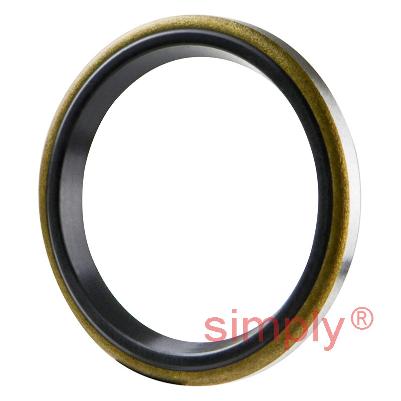 1x1.25x0.12 inch Metal Cased Nitrile Rubber Rotary Shaft Oil Seal Springless Design VB Style