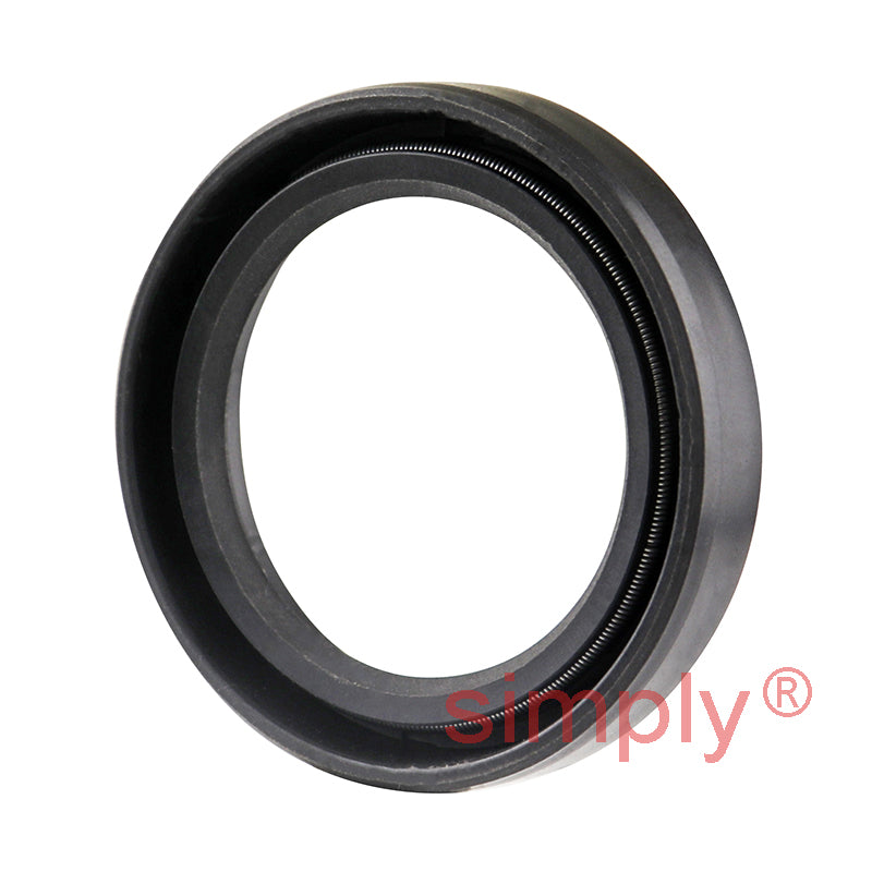 1x1.37x0.25 inch Nitrile Rubber Single Lip Rotary Shaft Oil Seal with Garter Spring R21 / SC