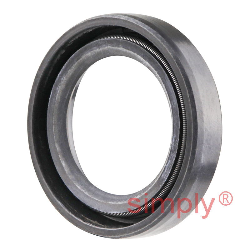 1x1.5x0.31 inch Nitrile Rubber Single Lip Rotary Shaft Oil Seal with Garter Spring R21 / SC