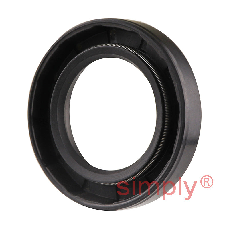 1x1.62x0.31 inch Nitrile Rubber Single Lip Rotary Shaft Oil Seal with Garter Spring R21 / SC