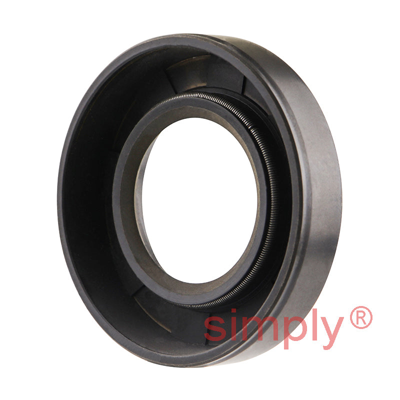 1x1.87x0.43 inch Nitrile Rubber Single Lip Rotary Shaft Oil Seal with Garter Spring R21 / SC