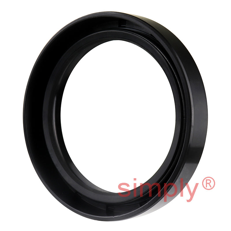 1x2.06x0.37 inch Nitrile Rubber Double Lip Rotary Shaft Oil Seal with Garter Spring R23 / TC Style