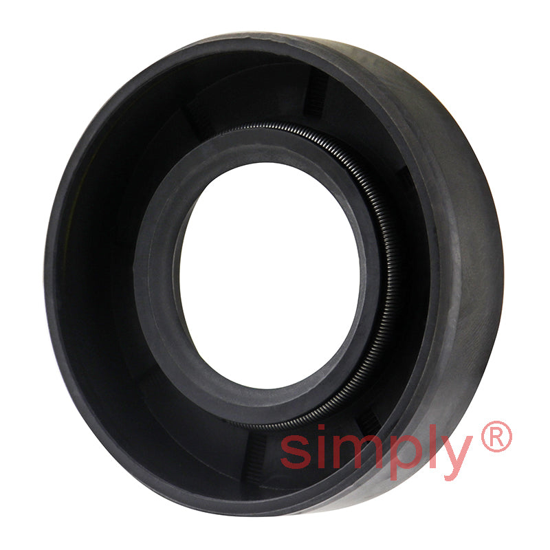 1x2x0.5 inch Nitrile Rubber Single Lip Rotary Shaft Oil Seal with Garter Spring R21 / SC Style
