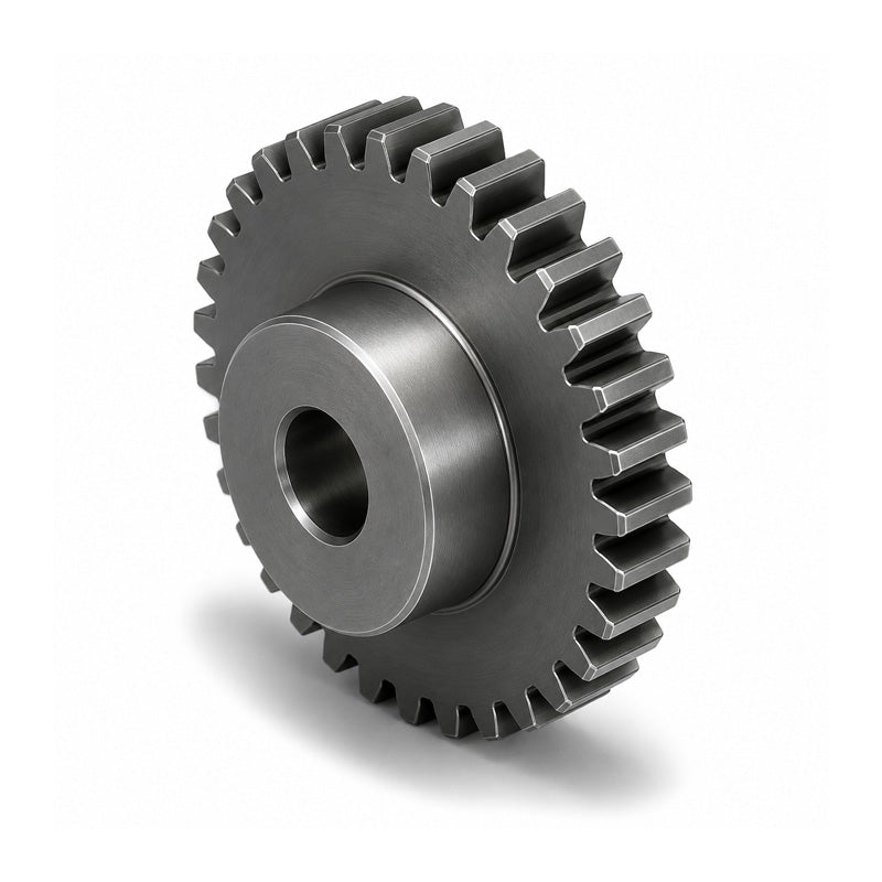 SS20DP/28B-0.375 Imperial EN8 Steel Spur Gear 28 Tooth 20 DP Bored 0.375 inch (H8)