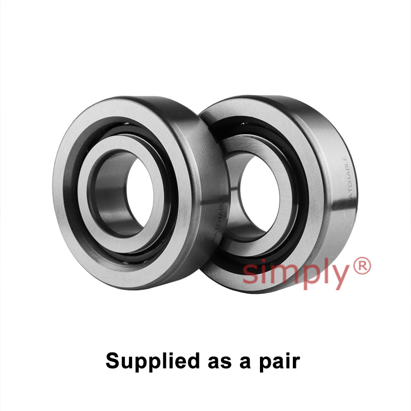 Major Branded Matched Pair Super Precision Angular Contact Thrust Ball Bearing 20x47x15mm