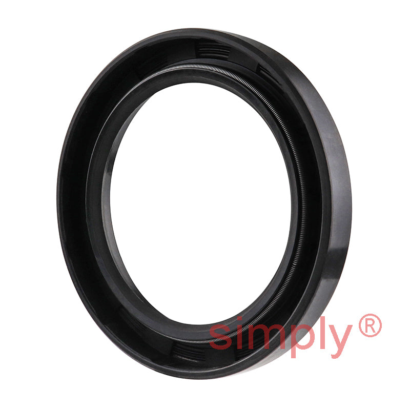 2.06x2.87x0.37 inch Nitrile Rubber Single Lip Rotary Shaft Oil Seal with Garter Spring R21 / SC