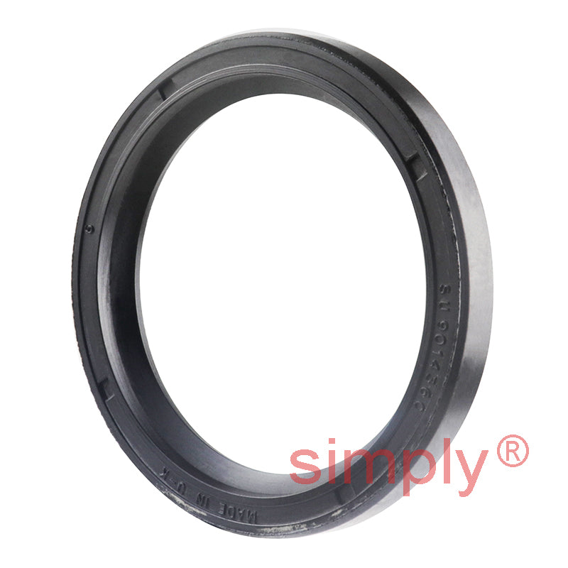 2.12x2.68x0.31 inch Nitrile Rubber Single Lip Rotary Shaft Oil Seal with Garter Spring R21 / SC