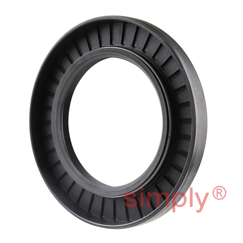 2.12x3.37x0.37 inch Nitrile Rubber Double Lip Rotary Shaft Oil Seal with Garter Spring R23 / TC Style