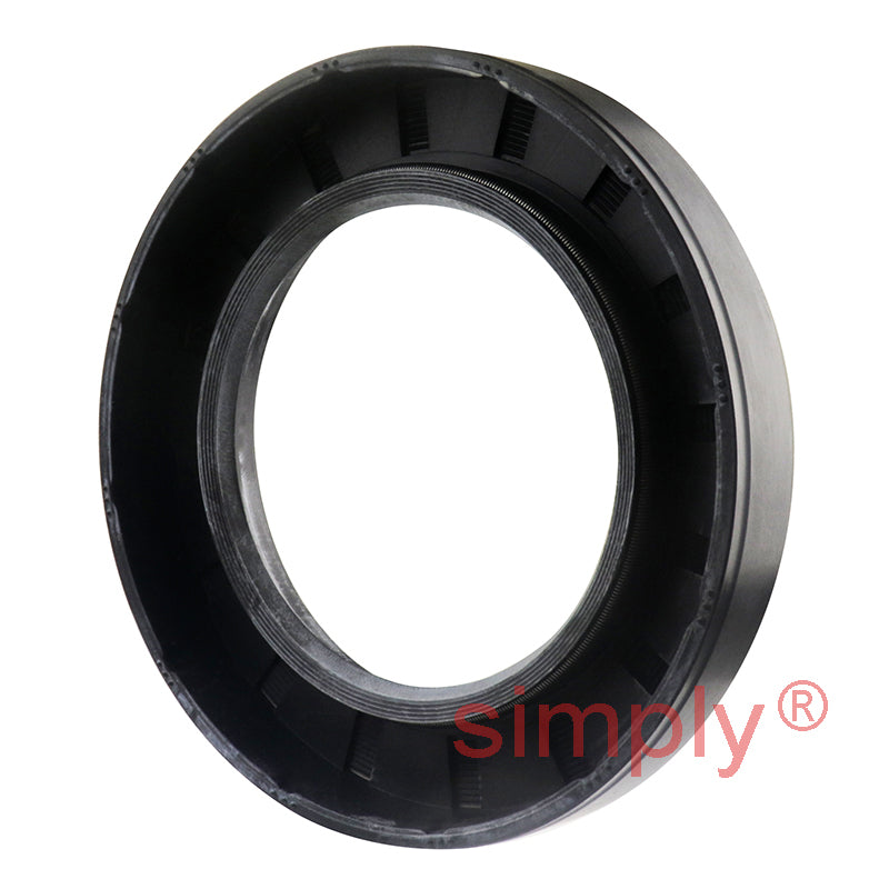 2.12x3.37x0.5 inch Nitrile Rubber Single Lip Rotary Shaft Oil Seal with Garter Spring R21 / SC Style