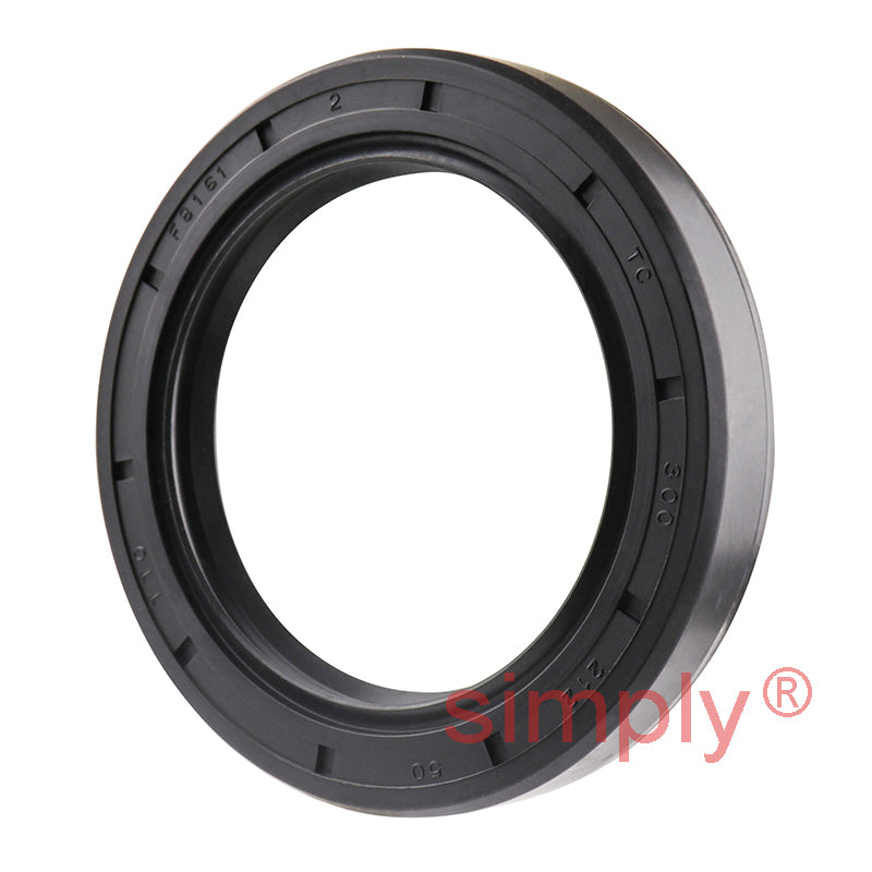 2.12x3x0.5 inch Nitrile Rubber Double Lip Rotary Shaft Oil Seal with Garter Spring R23 / TC Style